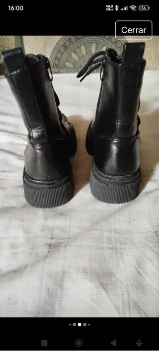 Botines Stradivarius Piel Mujer Talla 39.