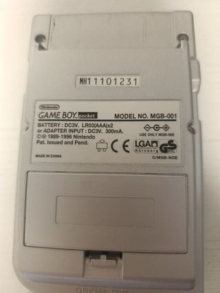 Nintendo Game Boy Pocket Plata