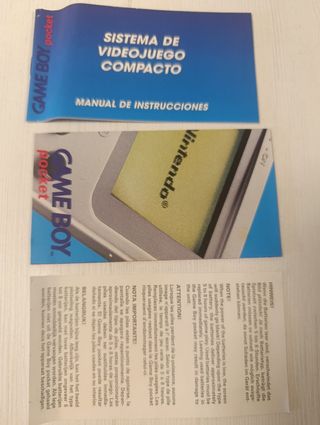 Nintendo Game Boy Pocket Plata