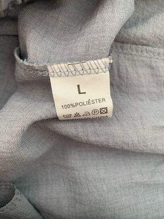 Pantalones de lino azul