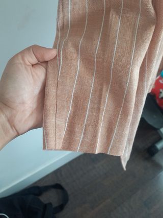 Blazer Stradivarius Rayas Beige Talla XS