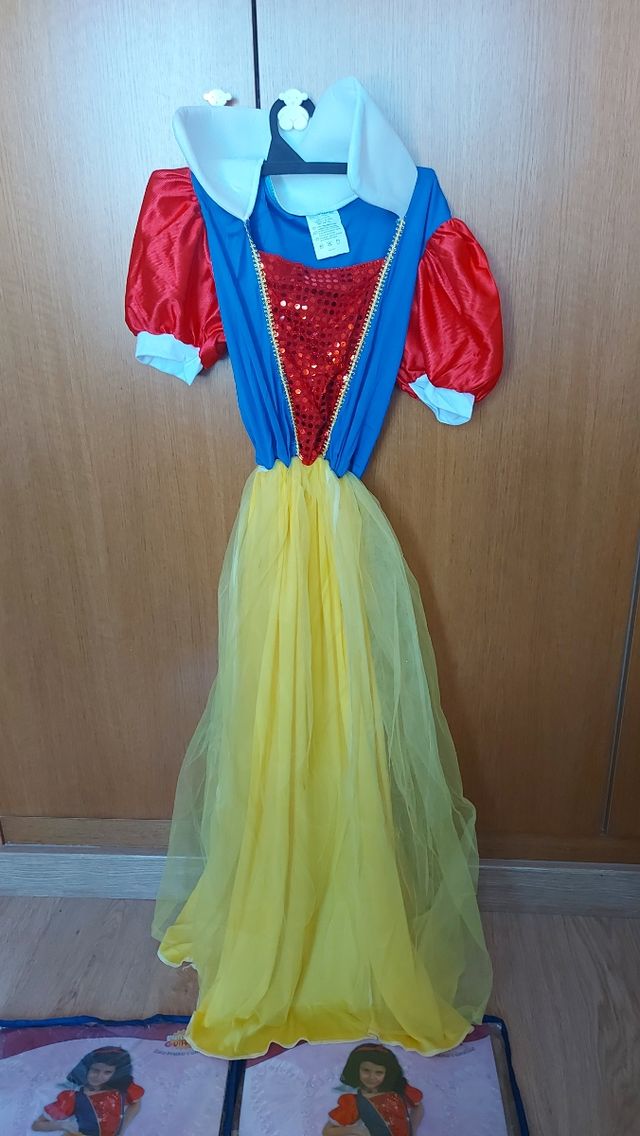 2 Disfraces Blancanieves Talla 10-12