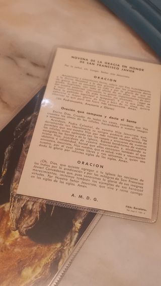 Lote San Francisco: Cruz y Medallas y Novenas.