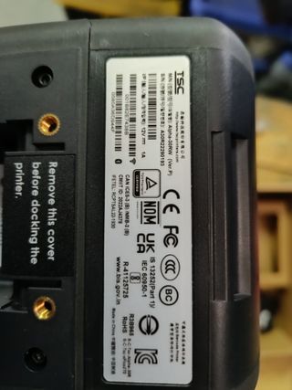 TSC ALPHA 30RW Impresora Térmica Portátil