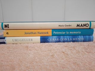 3X2 LOTE 3 LIBROS QUIROMANCIA Y POTENCIAL CURATIVO