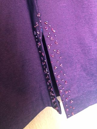 Traje Vestido y Blazer Morado talla 38
