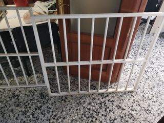 Rejas de aluminio blancas