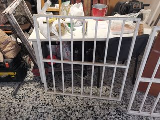 Rejas de aluminio blancas
