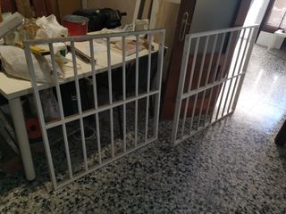 Rejas de aluminio blancas