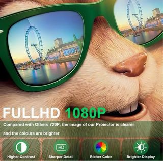 Proyector Portátil HD 1080P