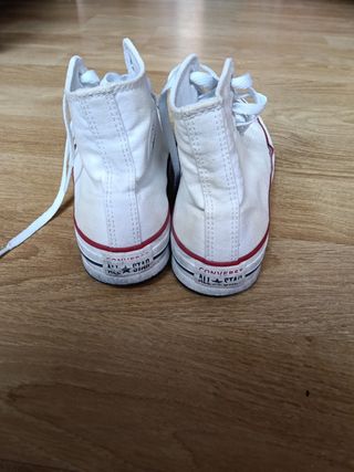 Converse Botas Blancas Talla 36