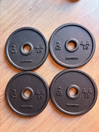Discos de pesa 2kg/4.4lb Decathlon