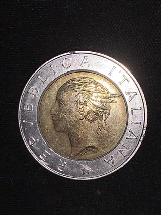 500 Lire Centenario Banca d'Italia 1993