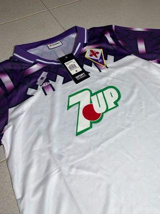Camiseta Fiorentina Retro Lotto Talla M