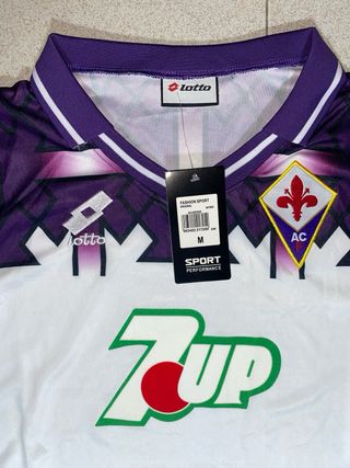Camiseta Fiorentina Retro Lotto Talla M