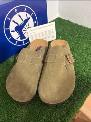 Zuecos Birkenstock Verde Oliva