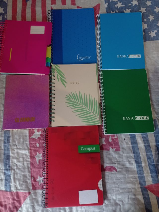 Cuadernos de tamaño pequeño