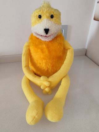 Pupazzo giallo Levi's Flat Eric peluche originale 
