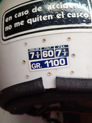 Casco de moto Merlin blanco