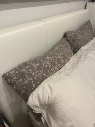 cama canapé completa 110cm  ,cabecero y colchón 