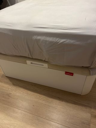 cama canapé completa 110cm  ,cabecero y colchón 