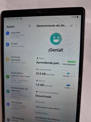 Tablet Samsung A7 como NUEVA Android 14