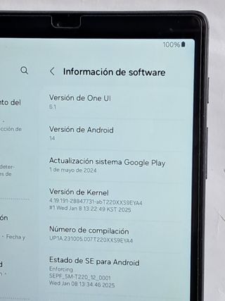 Tablet Samsung A7 como NUEVA Android 14