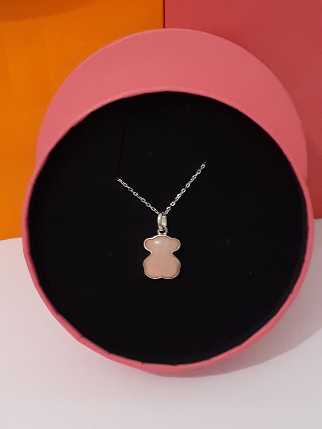 TOUS OFERTA COLGANTE CUARZO ROSA CADENA OPCIONAL