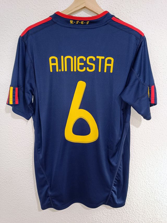 Camiseta Iniesta selección España Mundial 2010 T.S