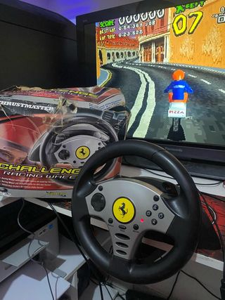 Volante Ferrari Challenge Racing Wheel PS1/PS2