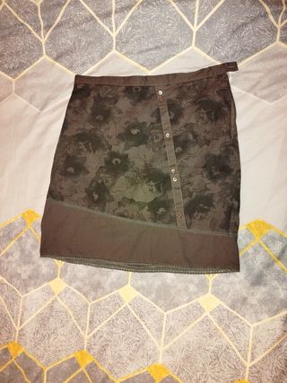 Saia curta estampada