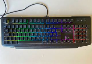 Teclado Gaming Mecánico Ozone Negro Multicolor