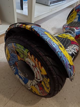 Hoverboard con diseño de cómic