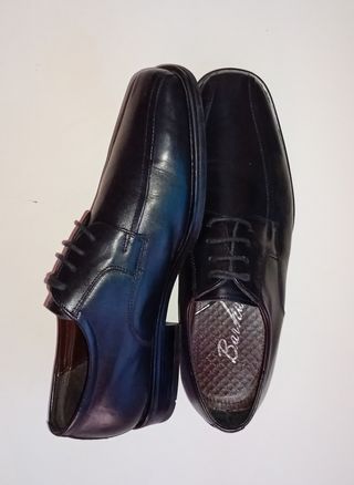 Zapatos de vestir de piel negros n 44