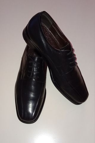 Zapatos de vestir de piel negros n 44