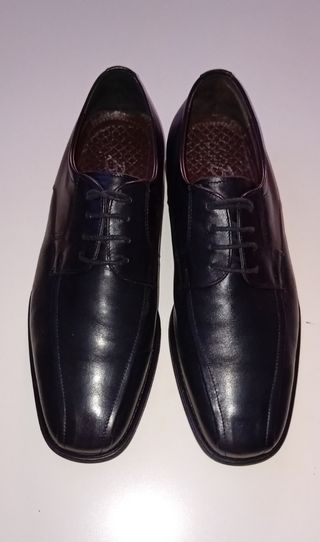 Zapatos de vestir de piel negros n 44