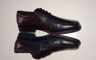 Zapatos de vestir de piel negros n 44