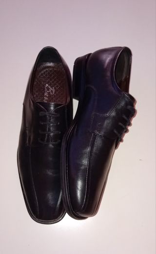 Zapatos de vestir de piel negros n 44