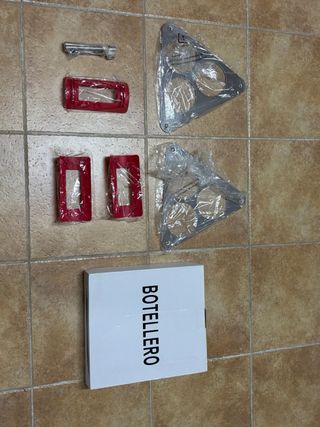 Botellero en inox para 3 botellas