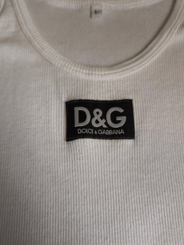 Canotta D&G Dolce & Gabbana bianca