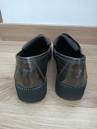 Zapatos con flecos