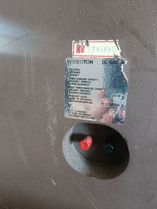 Pareja Altavoces Vintage Videoton DC 4001 A
