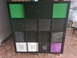 Mueble Kallax Ikea Negro