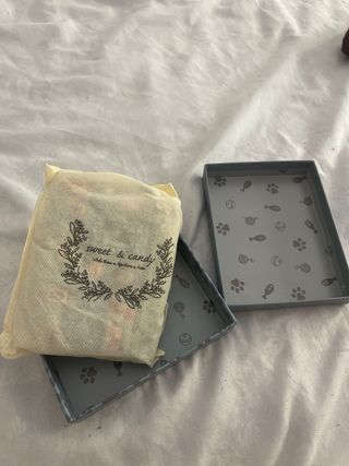 Monedero Sweet Candy Azul Grisáceo