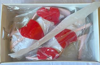 Sandalias Cosmoparis Moncoeur Rojo-Rosa Talla 36