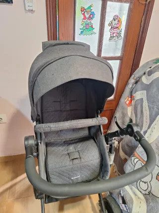 Carrito Bebé I-Beloved Kikkaboo Gris