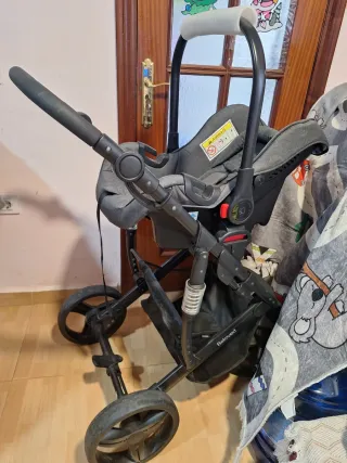 Carrito Bebé I-Beloved Kikkaboo Gris