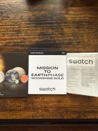 Swatch x Omega Moonshine Gold