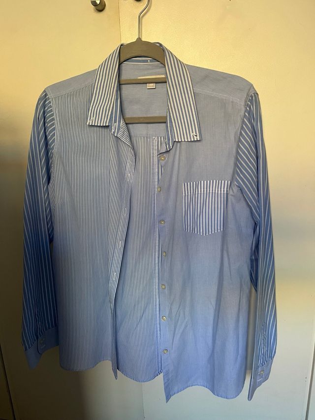 Camisa Springfield Azul Rayas