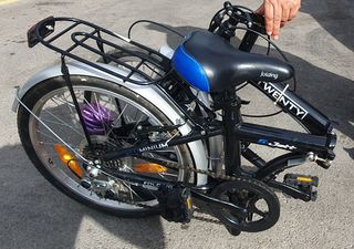 Bicicleta plegable aluminio muy poco uso